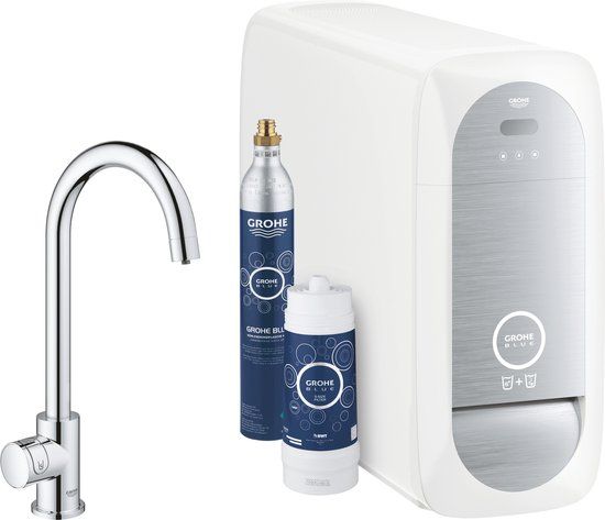 GROHE Blue Home Mono Keukenkraan - Chroom - Met Bluetooth en WIFI - Starterkit