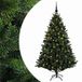 vidaXL Kunstkerstboom met Ballen 180 cm 300 LED's Warmwit
