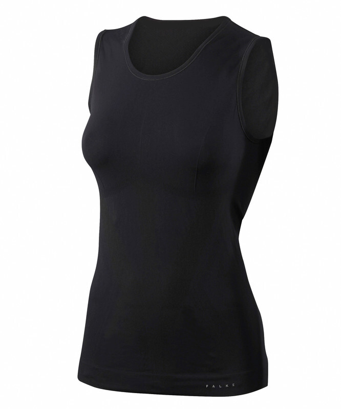 Falke Warm Mouwloos Shirt Dames, black XL 2019 Onderhemden