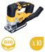 DeWALT Accucircelzaag DCS334N (alleen machine), verpakking van 10 stuks