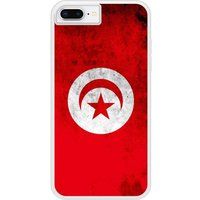 Apple iPhone 8 Drapeau tunisie Verstevigd hoesje met sublimatie bedrukking