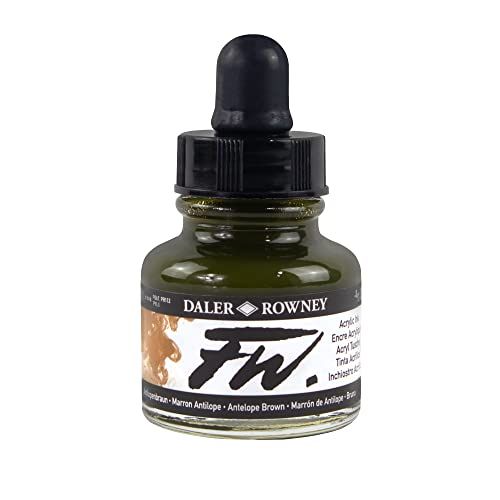 Daler Rowney FW Acrylic Ink - 29.5ml - Antelope Brown