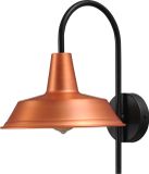 Masterlight Prato black l.44cm depth.38cm shade copper d.25cm