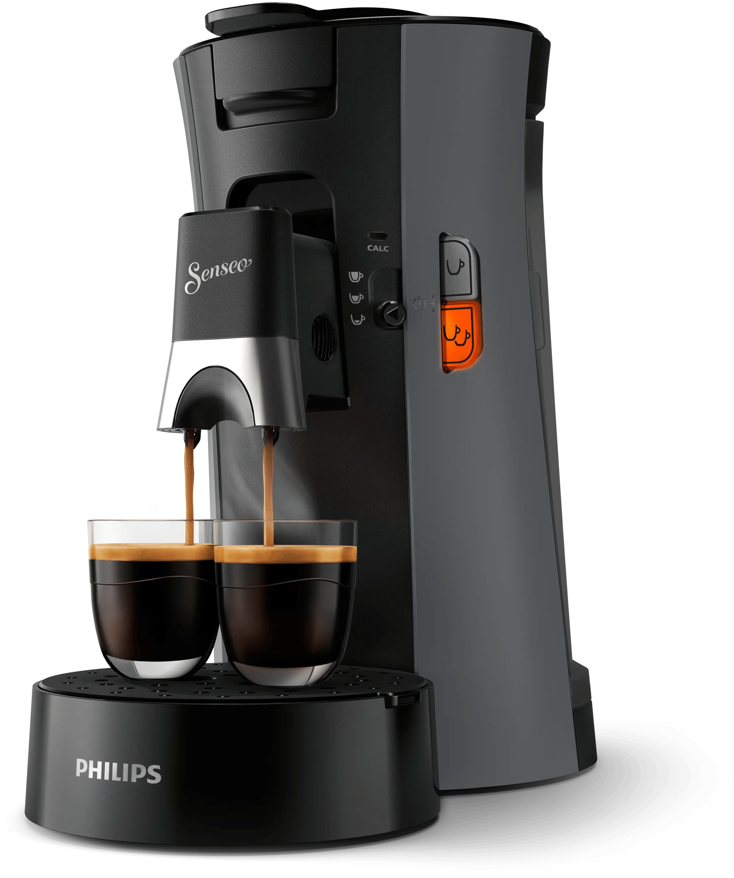 Senseo Philips Senseo Select CSA230/50 - Koffiepadmachine - Zwart/Grijs