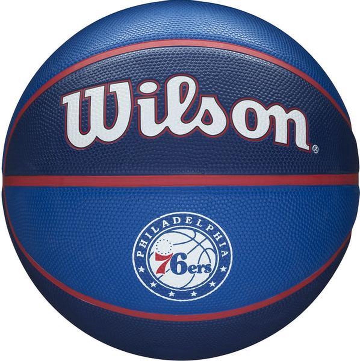 Wilson NBA Team Tribute 76ers - Maat 7 - Blauw