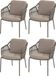 AVH-Collectie Montreal Montreal stoel bank loungeset 3 delig antraciet rope