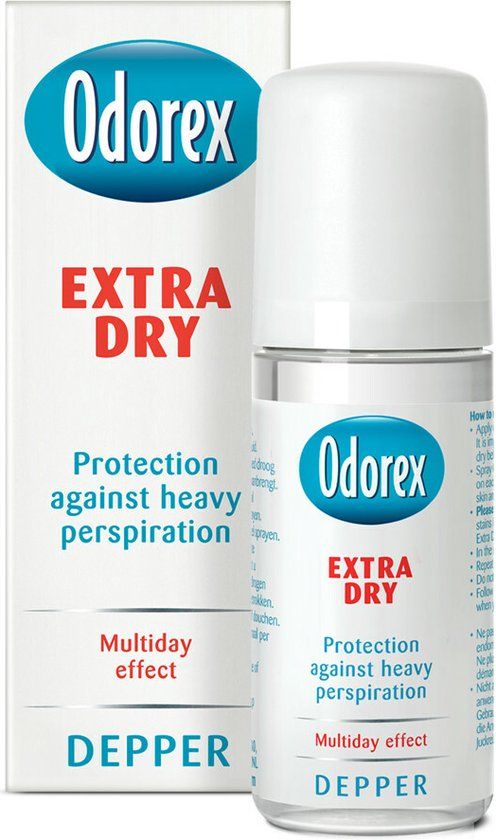 Odorex Extra Dry Depper - 50 ml - Roller - Antiperspirant - Unisex