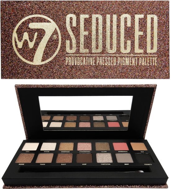 W7 Seduced Provocative Pressed Powder Oogschaduw Palette