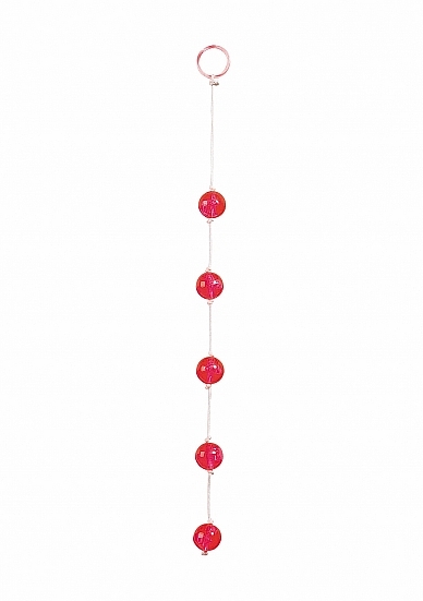 Seven Creations Anal Beads - Red