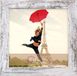 HAES deco Houten fotolijst Paris wit/bruin 20x20 cm