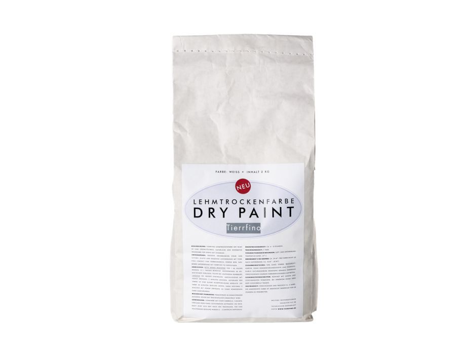 Tierrafino DryPaint Biobased poederverf 2 kg wit