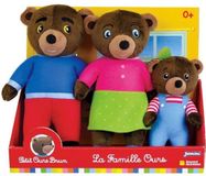 JEMINI Speelgoeddoos - PETIT OURS BRUN - Familie: Mama beer, Papa beer en Kleine bruine beer