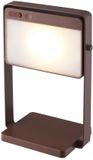 Nordlux Saulio Solar LED Buitenlamp - Bruin