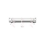 TRW Bremsschlauch PHB165