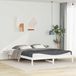 Maison Exclusive - Cadre de lit avec tables de chevet, blanc, 180 x 210 cm