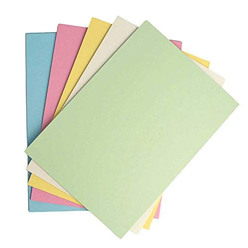 House of Card & Paper GSM Gekleurd Papier Assorted Pastel Kleuren (Pack van 25 vellen)