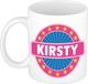 Shoppartners Bv Kirsty naam koffie mok / beker 300 ml - Keramiek - Multi