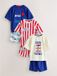 Next - Jongens - Verpakking van 3 korte pyjama's - Blauw
