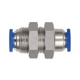 Riegler Schott-steekverbinding »Blaue serie« mini, M8x0,75, voor buitenslang Ø 3 mm, werkdruk max. 10 bar, kunststof/messing vern.