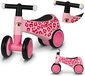 Lionelo Sammy Loopfiets - Pink Rose - 1-3 jaar - 4 wielen - 25 kg - Jongens en Meisjes