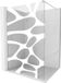 Mexen Kioto paroi de douche Walk-in 70 x 200 cm, onde de vague blanc 8 mm, nickel brossé