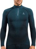 Odlo Blackcomb Eco Half Zip Turtle Neck Base Layer Longsleeve Homme - Taille XXL
