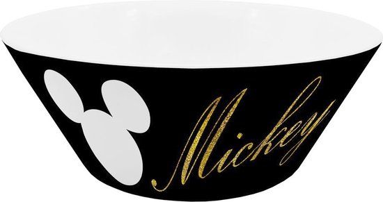 GEDA Disney Mickey Mouse Kom Mickey Glitter Zwart