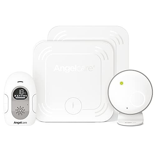 Angelcare Angel care ® SmartSensor Pro 2: 2-in-1 babyfoon met audio- en bewegingsdetectie met twee draadloze sensormatten
