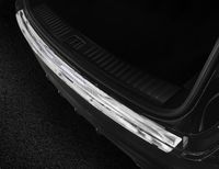 RVS Avisa RVS Achterbumperprotector 'Deluxe' passend voor Porsche Cayenne III 2017- 'Performance' Zilver/Zilver Carbon