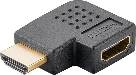 HDMI 2.1 Adapter - Haaks naar links - 8K 60Hz - Zwart