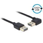 DeLOCK USB Kabel A -> A St/St 1.00m 90Â° gew. Easy USB