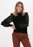 Y.A.S. Yasdotme Ls Knit Pullover S. Zwart