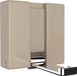 Wenko Basic Alpha Opklapbare Wandhaak Beige