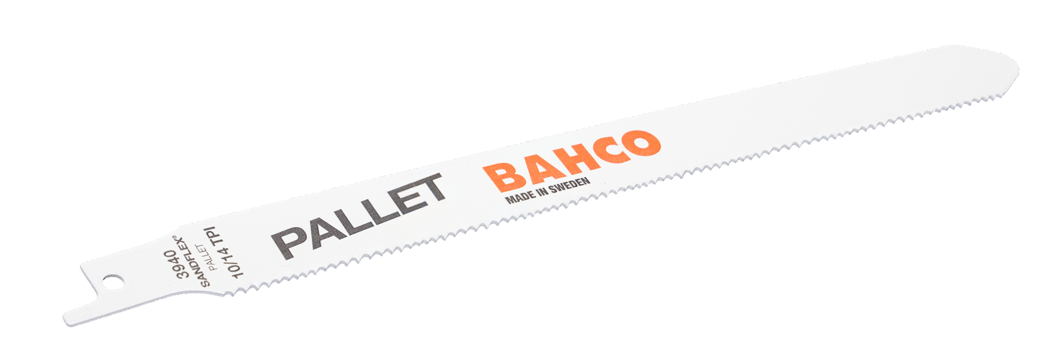 Bahco Reciprozaagblad | Sandflex® bimetaal | voor palletreparatie | 10/14 TPI | 228 mm - 100-delig - industrieverpakking - 3940-228-10/14-PR13-100P