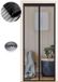 WENT Moustiquaire magnétique 90x210 cm, Porte moustiquaire pour porte de balcon, porte de cave, porte de terrasse, fermeture automatique, pas de perçage nécessaire, noir