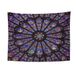 Nicknocks Notre Dame Kathedraal Parijs Home Tapestry Rose Venster Muur Opknoping voor Woonkamer