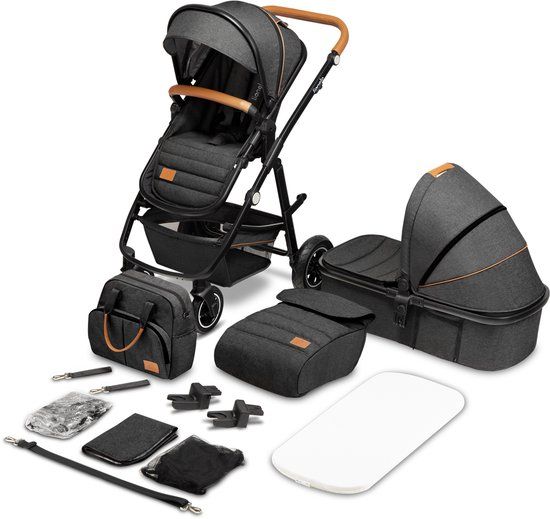 Lionelo Amber 2-in-1 Kinderwagen - Grijs