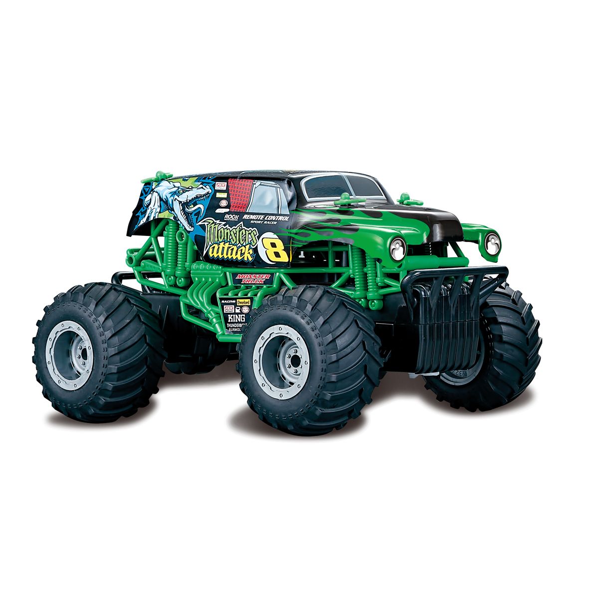 Gear2Play RC Monster Truckies Mega Force 1:16 - Electric Monster Truck for Boys - 5+ Years