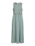VILA Maxi jurk VIMILINA mouwloos Green Milieu Maat 36