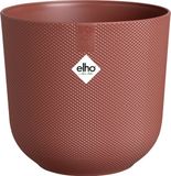 Elho Jazz Rond 26cm Bloempot - Toscaans Rood