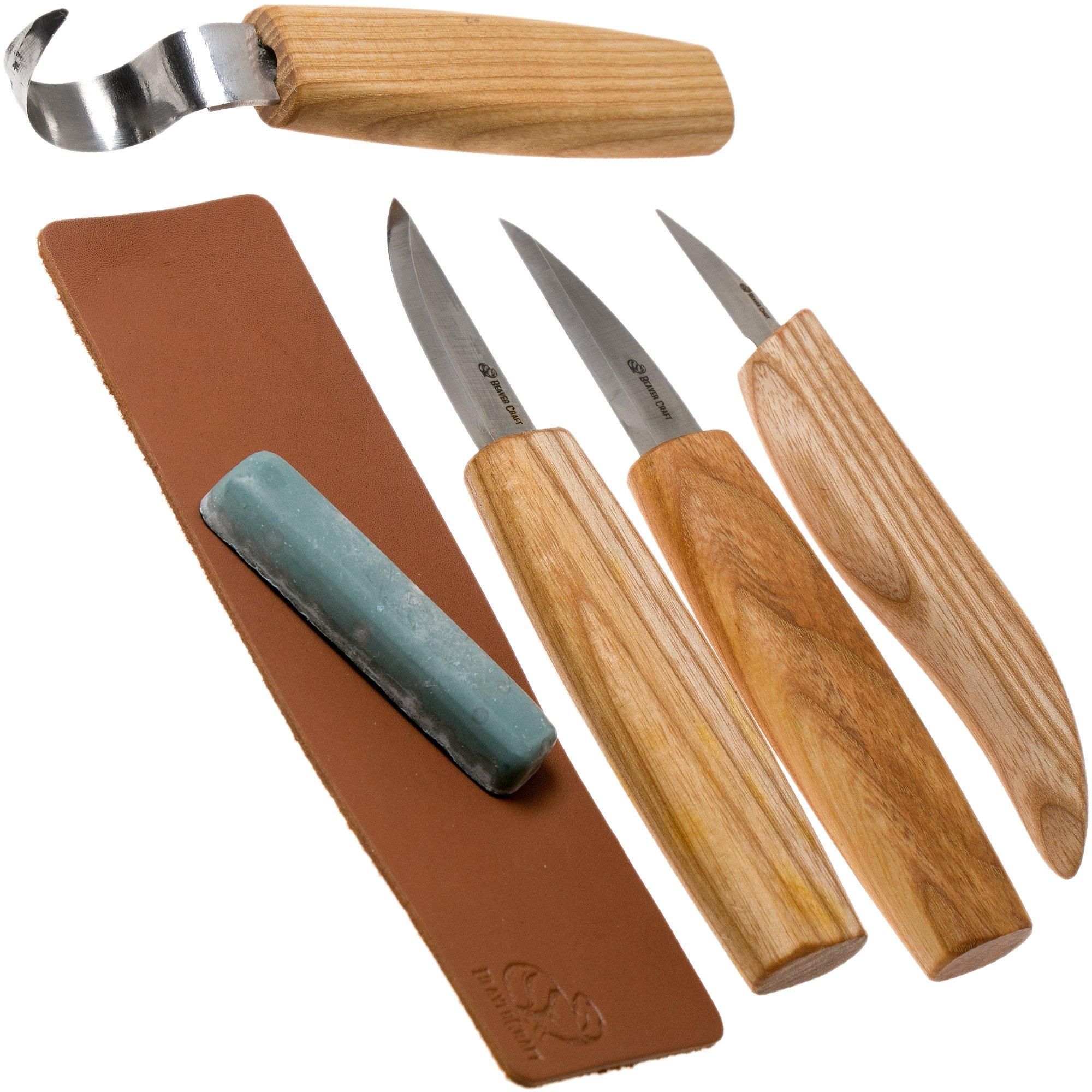 BeaverCraft Spoon Wood Carving Set S48 - Houtsnijset