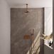 Brauer Copper Carving Thermostatische Regendoucheset Inbouw