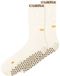 Cuera Chaussettes de tennis Oncourt Grip Blanc cassé Unisexe Polyester