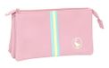 Safta El GANSO BASICS Etui voor kinderen, ideaal voor kinderen op schoolleeftijd, comfortabel en veelzijdig, kwaliteit en duurzaamheid, 22 x 3 x 12 cm, Roze, M, Casual