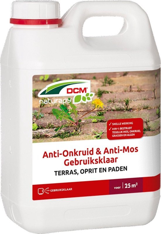 DCM Anti-Onkruid Anti-Mos Terras Gebruiksklaar - Algen- Mosbestrijding - 2.5 l