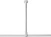 Sealskin Seallux Plafondsteun - 60 cm - Wit - Aluminium