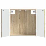 vidaXL Dartbord Kabinet BREDA Sonoma Eiken 52,5 x 10,5 x 53,5 cm