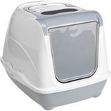 AniOne Kattenbak Flip Cat S lichtgrijs