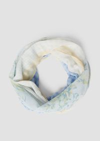 s.Oliver Foulard Femme Bleu Fleurie Polyester