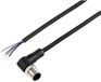 Tru Components TC-12833144 Sensor/actuator aansluitkabel M12 5-polig haaks 10 m zwart
